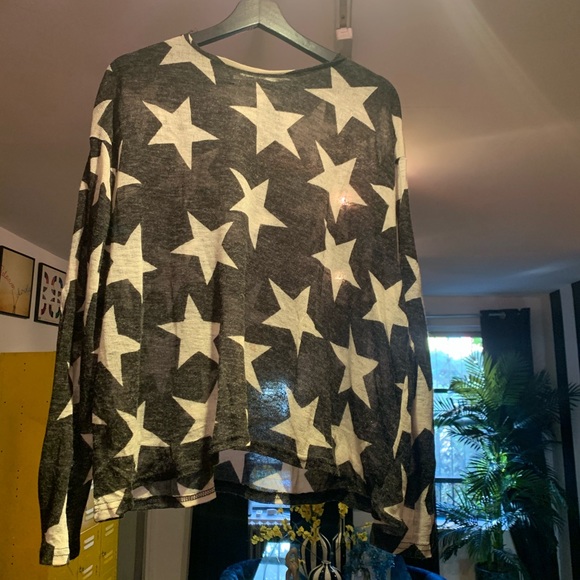 STAR PRINT KNIT TOP - Picture 4 of 6